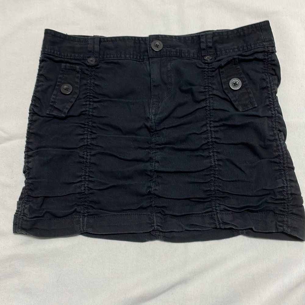 Miley Cyrus Max Black Scrunch Skirt Size 9